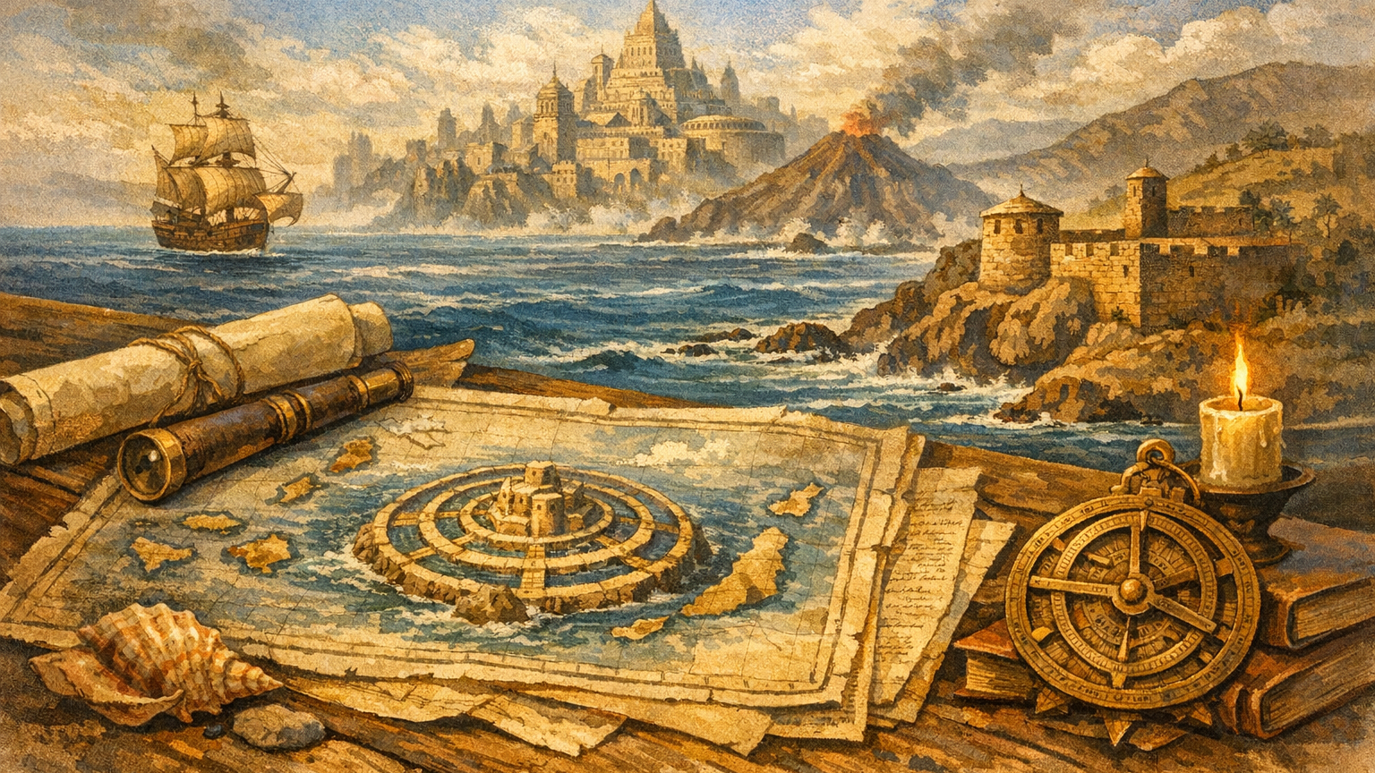 La Atlántida y las Islas Canarias: Mito, Ciencia y Realidad - Historia