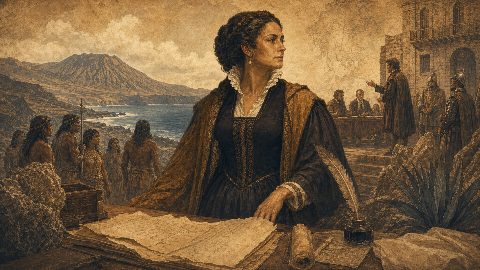 Francisca de Gazmira: La Voix des Aborigènes Canariens - Personnages