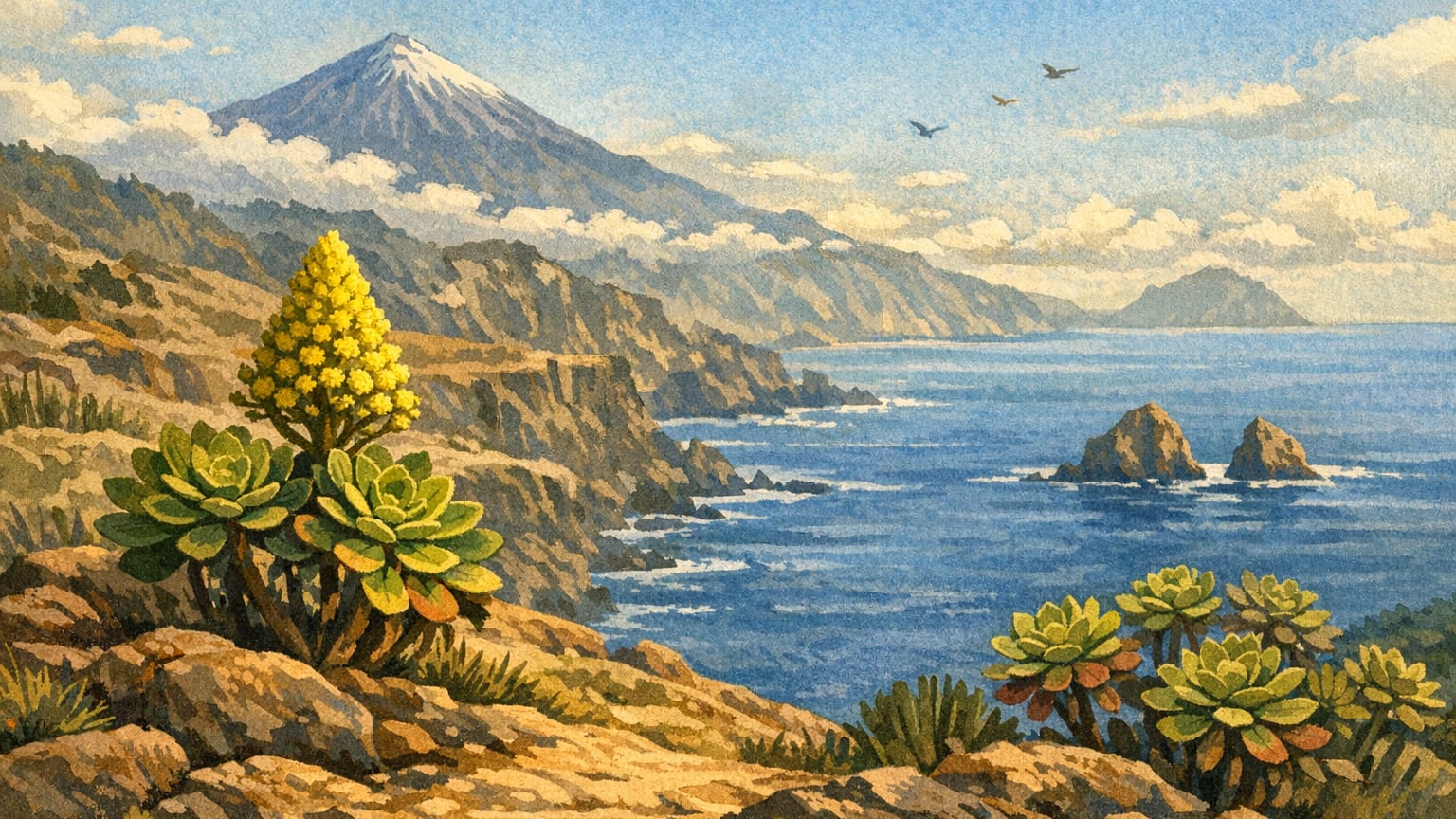 Aeonium y la radiación adaptativa: el sorprendente caso de los veroles en Canarias - Naturaleza