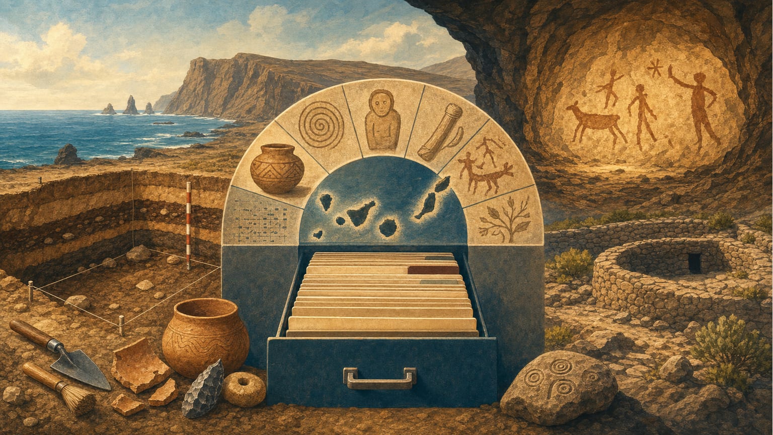 La base de datos bibliográfica BPAC: una herramienta esencial para la investigación arqueológica y antropológica en Canarias - Arqueología