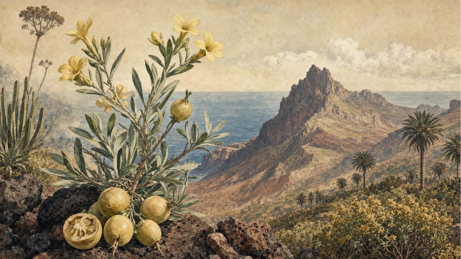 Canarina canariensis: Description and Traditional Uses According to Webb and Berthelot - Nature