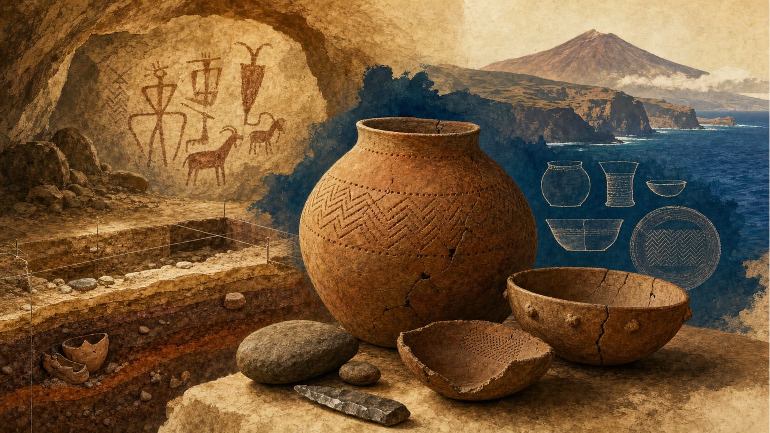 Guanche Pottery of Tenerife: Techniques and Types in the Hermógenes Afonso Collection - Archaeology