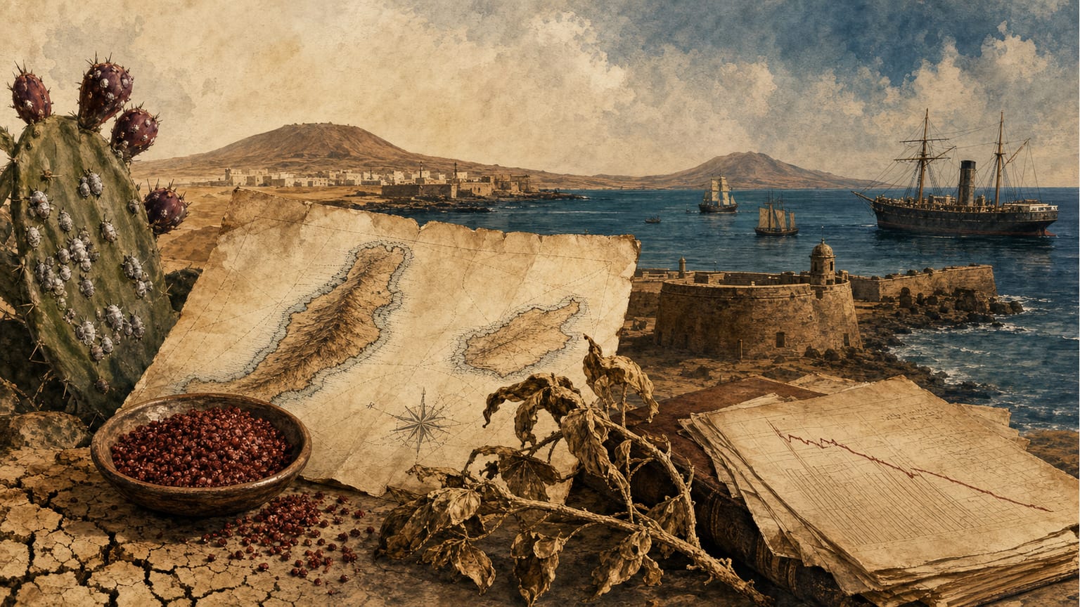 La crisis de la cochinilla en Fuerteventura y Lanzarote (1875-1884): causas, desarrollo y consecuencias demográficas - Historia