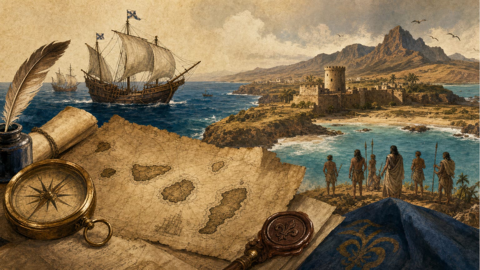 L’expédition de 1341 aux îles Canaries : récit de Boccace et des marchands florentins - Histoire