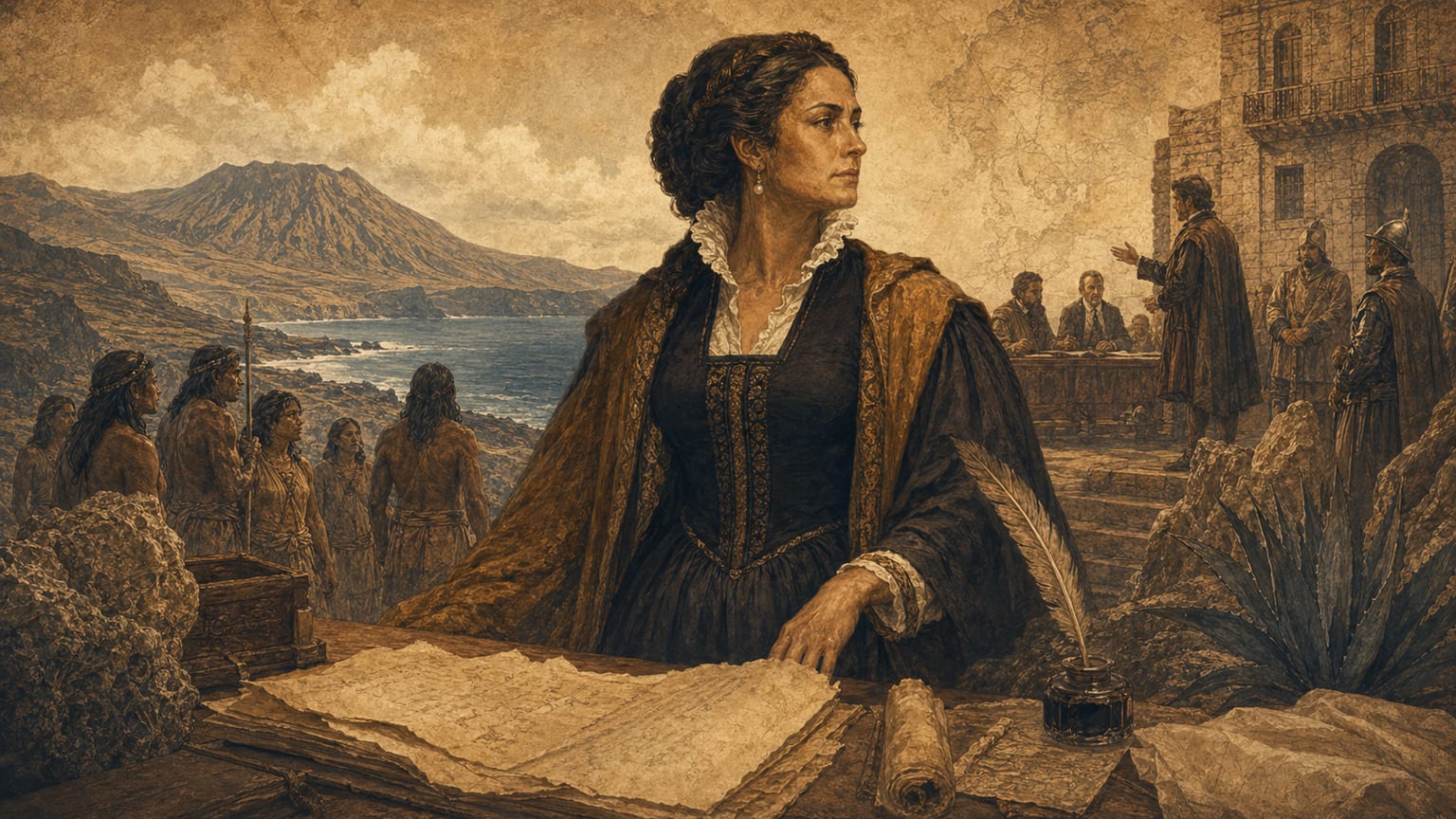 Francisca de Gazmira: The Voice of the Canarian Aborigines - Figures