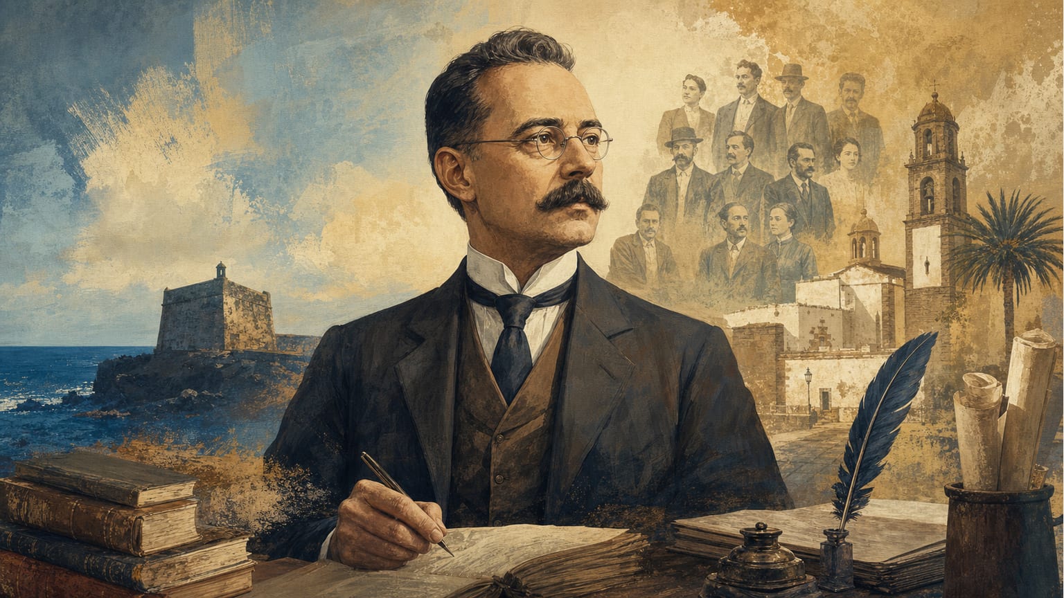 Francisco Fernández de Bethencourt : généalogiste et homme politique de Lanzarote dans la mémoire historique des Canaries - Personnages