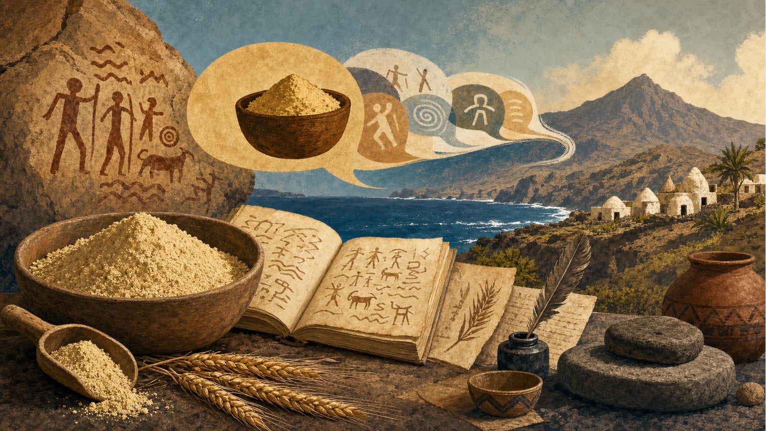 Le gofio : aliment fondamental et vocabulaire dans la culture canarienne - Langue
