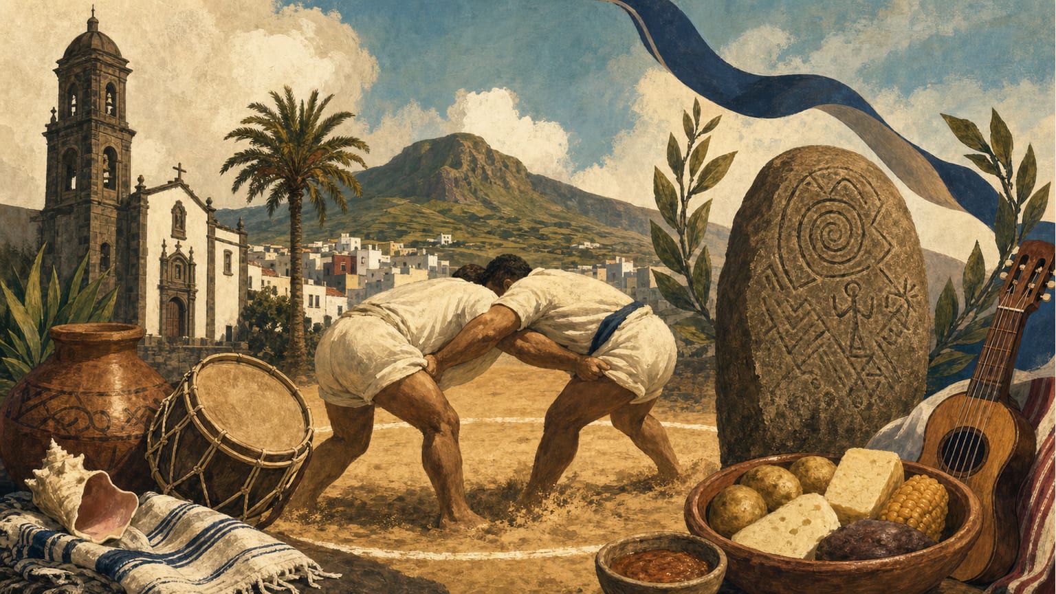 Warum gelten Los Guanches de Arucas als ältestes Lucha-Canaria-Team auf Gran Canaria? - Kultur