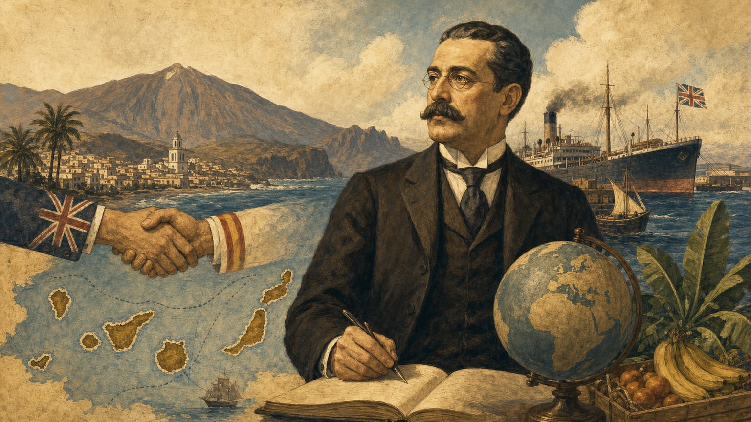 British Influence on the Canarian Economy According to Ángel Guerra (José Betancort Cabrera) - Figures