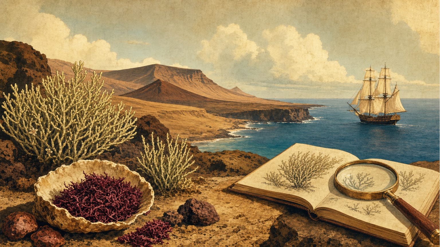 Die Purpurinseln: Orchilla und die historische Rolle von Lanzarote und Fuerteventura laut Webb und Berthelot - Natur
