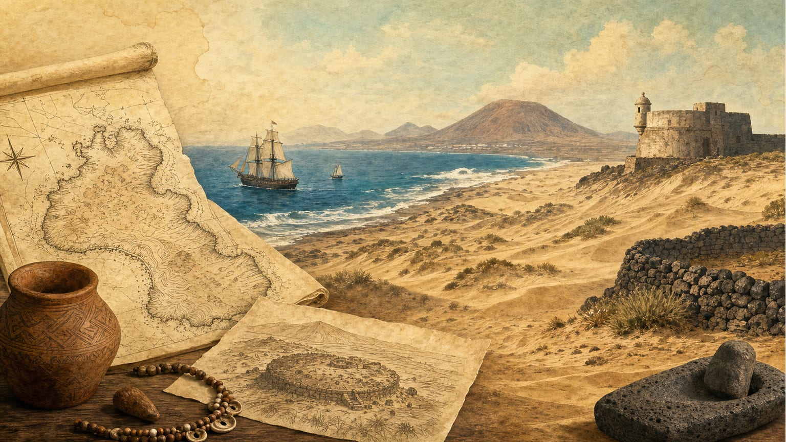 El Jable de Lanzarote: Transformaciones históricas y poblamiento aborigen - Historia