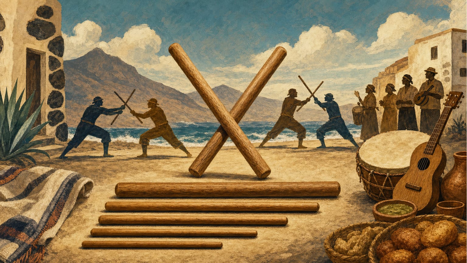 Modalitäten und Stile des Juego del Palo Canario aus traditioneller Sicht - Kultur