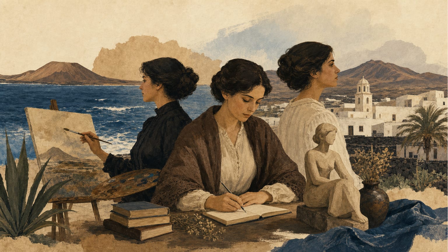 Femmes de Lanzarote dans la mémoire historique : artistes et écrivaines des XIXe et XXe siècles - Personnages