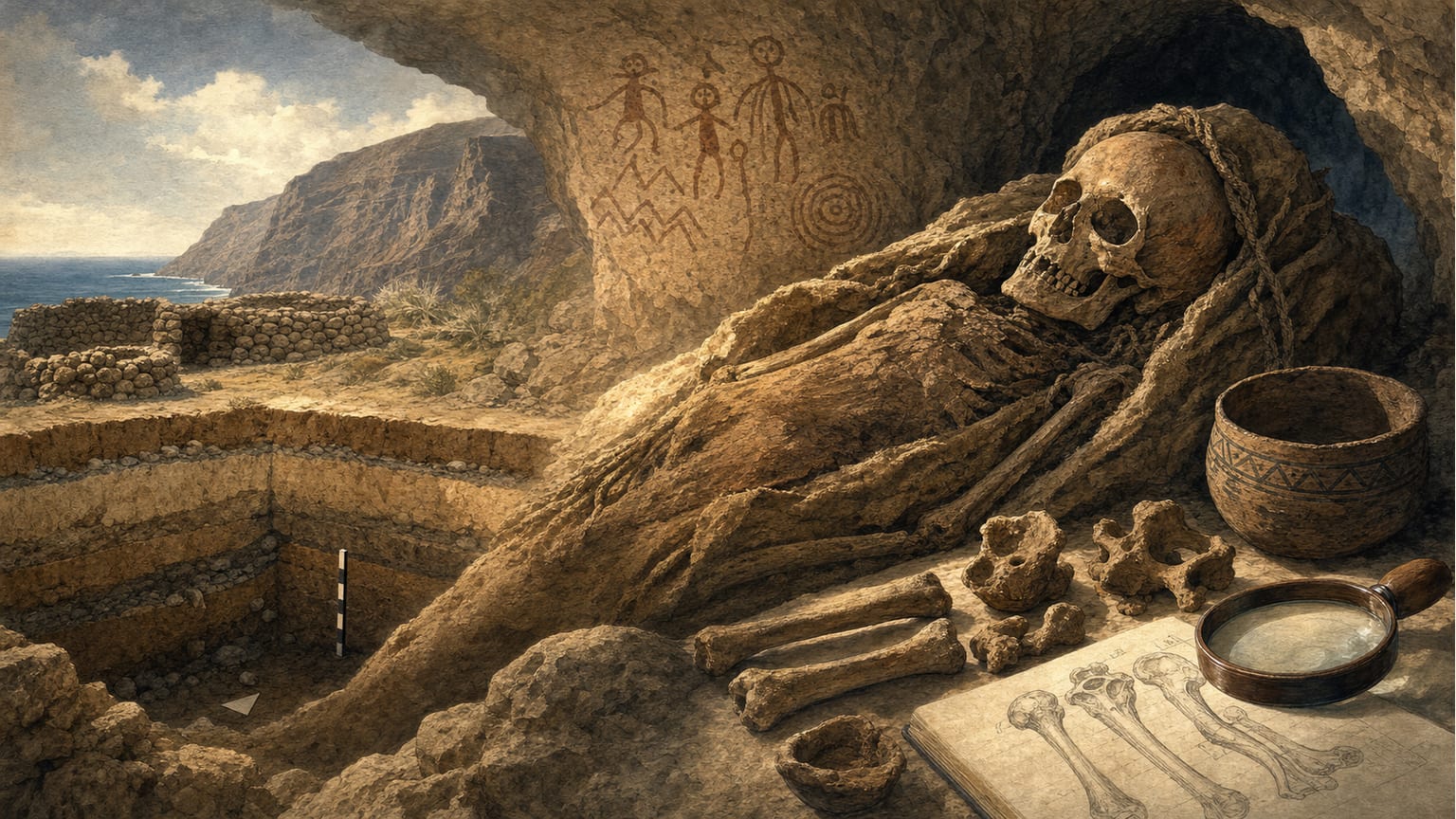 Paleopatología ósea en las momias guanches de Tenerife: hallazgos y análisis - Arqueología