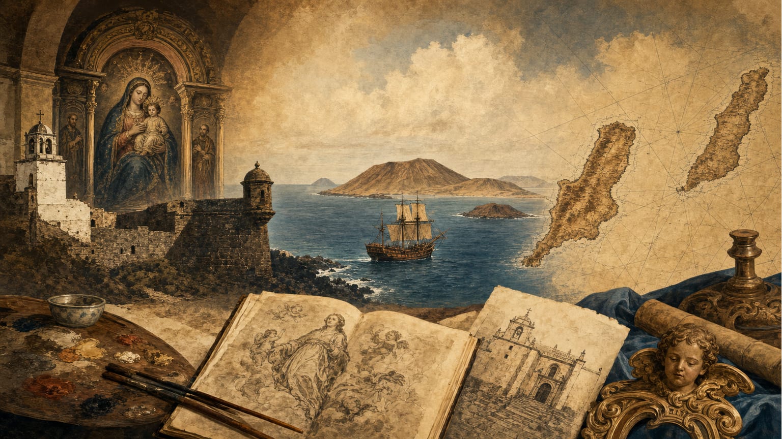 La pintura religiosa en Fuerteventura y Lanzarote durante la Edad Moderna - Historia