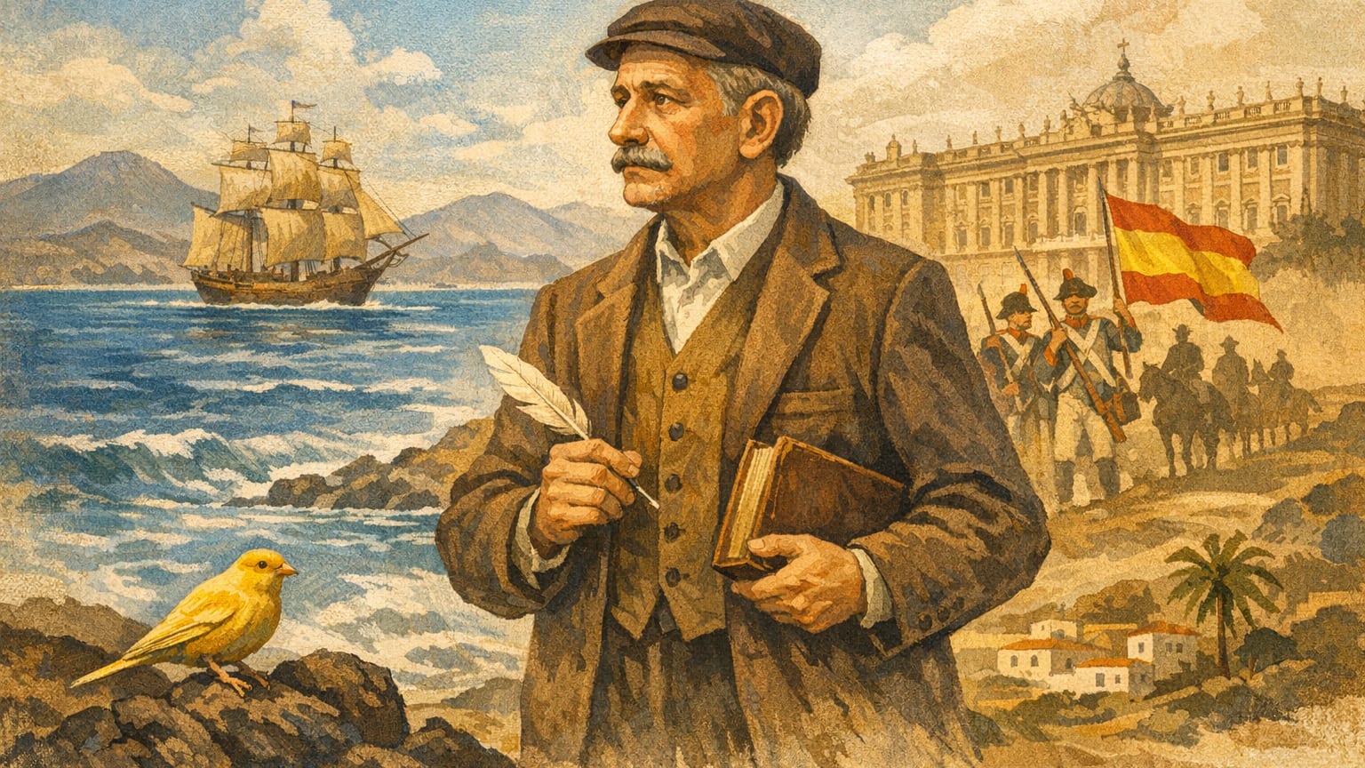 La discreta presencia de los canarios en los Episodios Nacionales de Galdós - Personajes