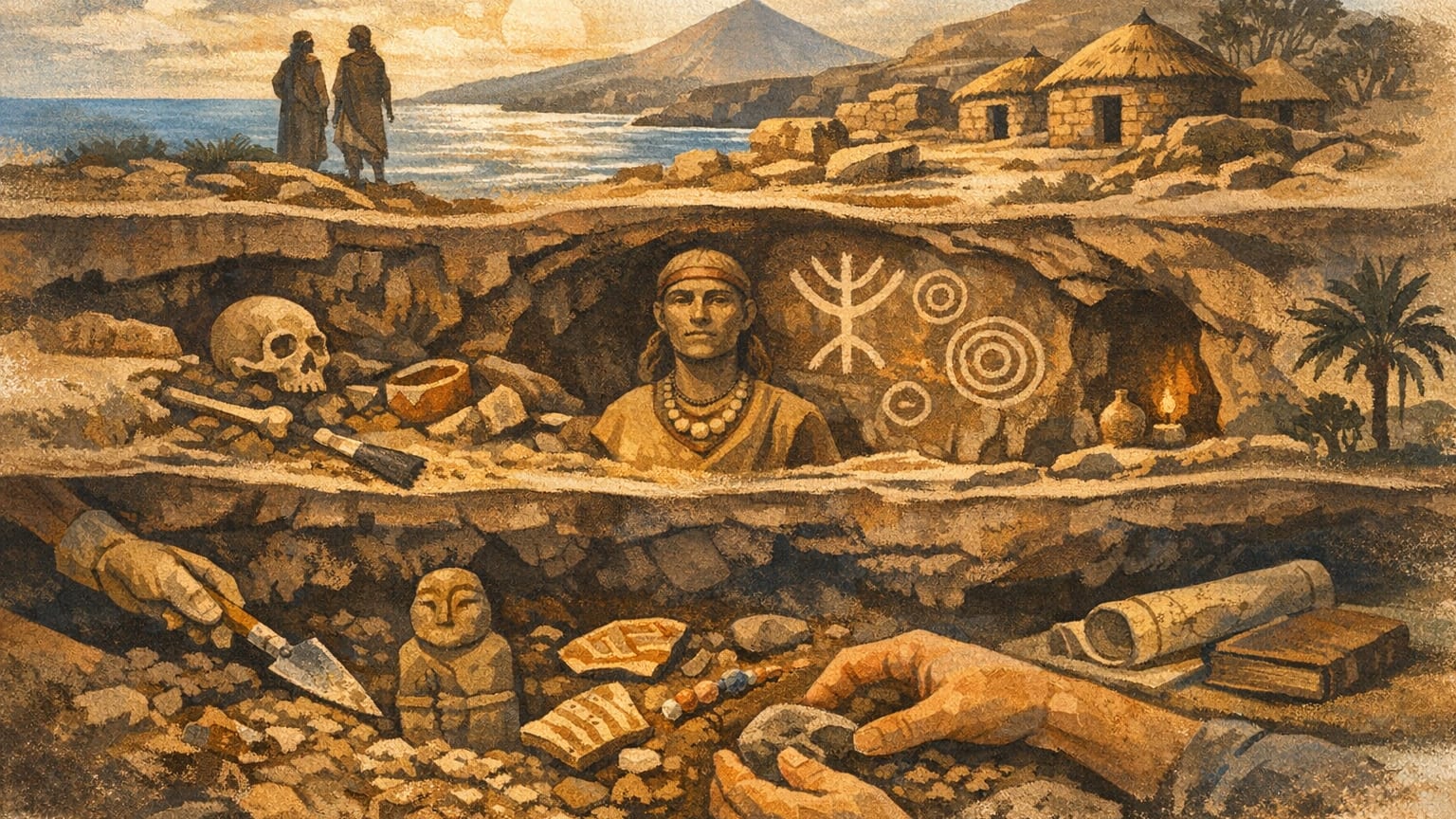 La raíz amazigh de los antiguos canarios: identidad, arqueología y silencios - Arqueología