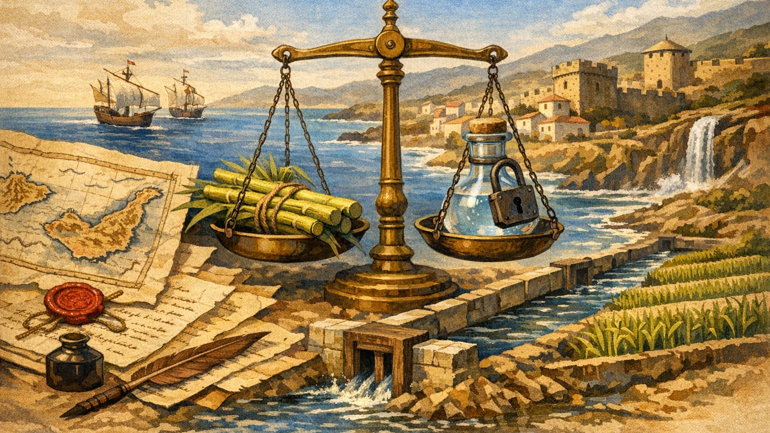 Sugarocracy and the Privatization of Water in Sugar-Era Canary Islands (1480-1525) - History