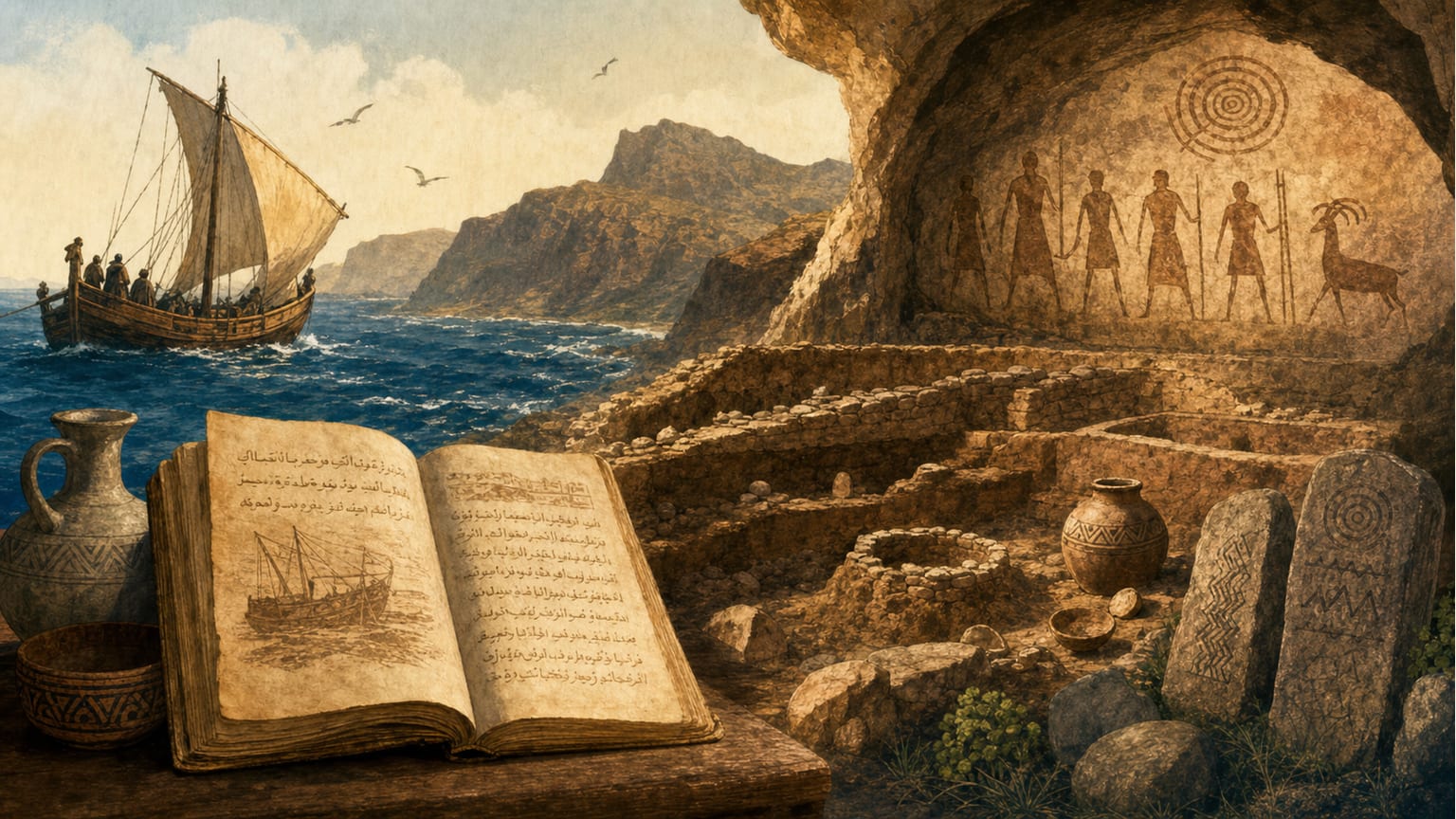 Le voyage de Ben-Farroukh aux Canaries au Xe siècle selon les sources arabes - Archéologie