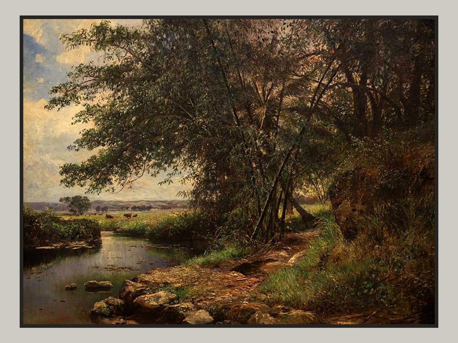 Paisaje con río