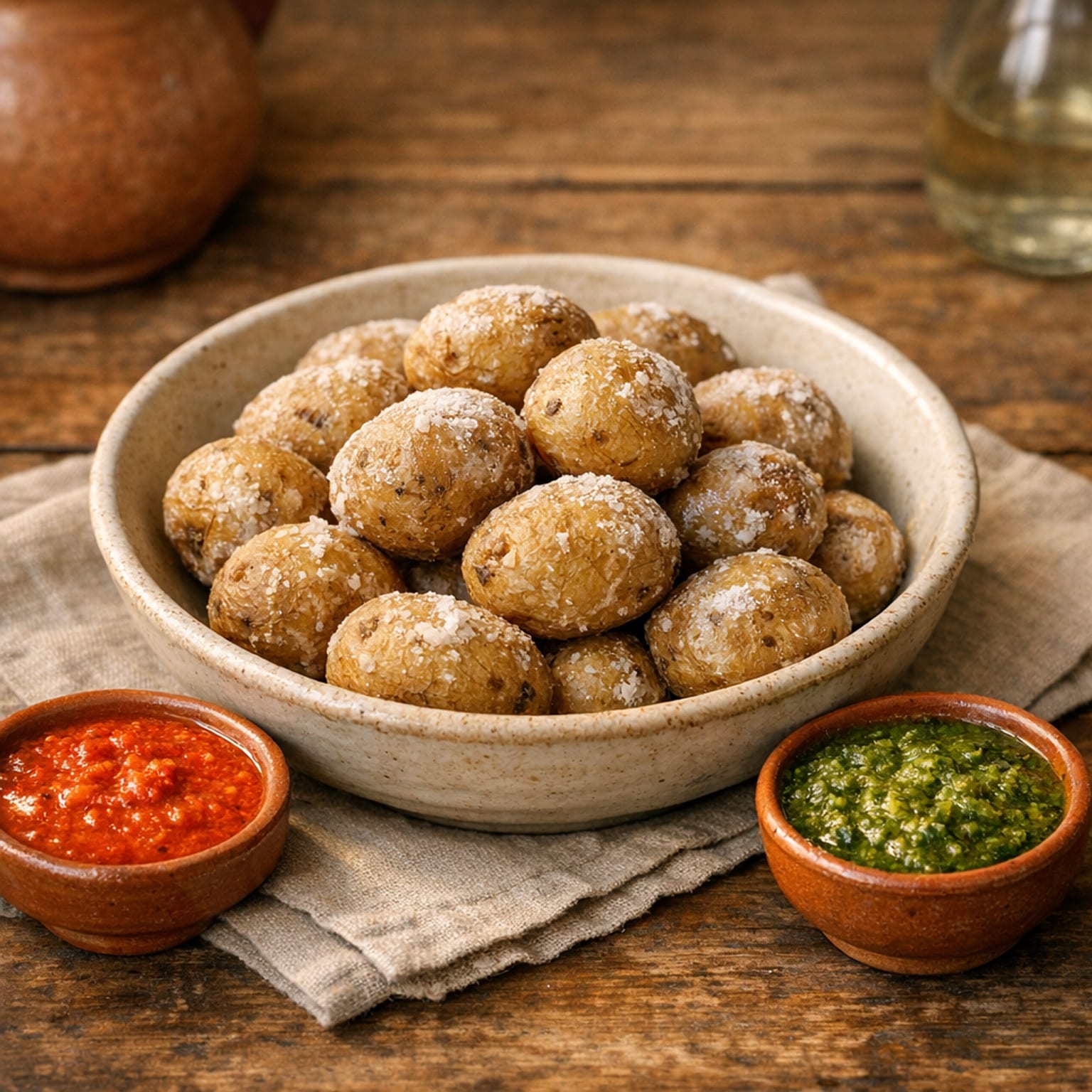 Papas arrugadas mit Mojo