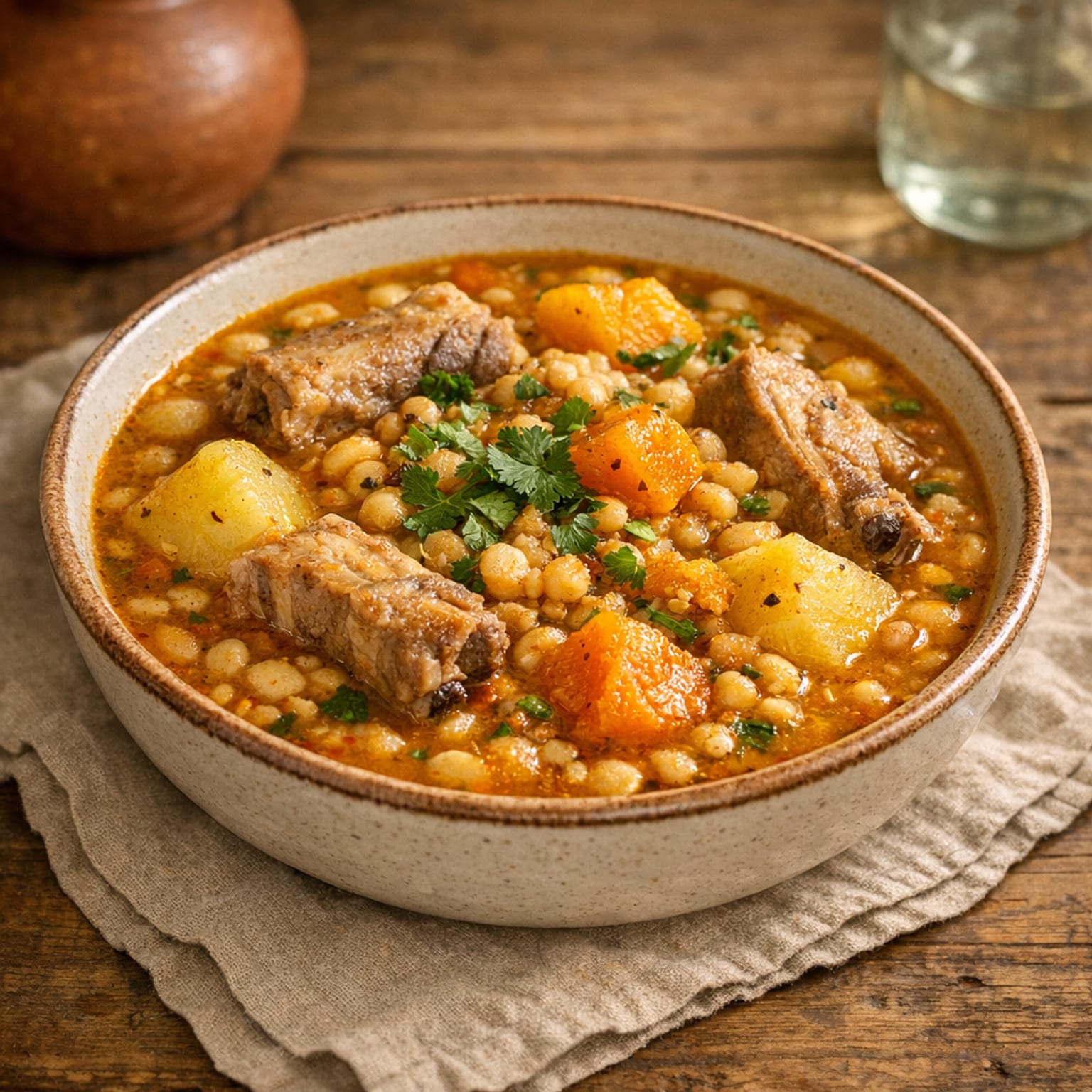 Grass pea stew