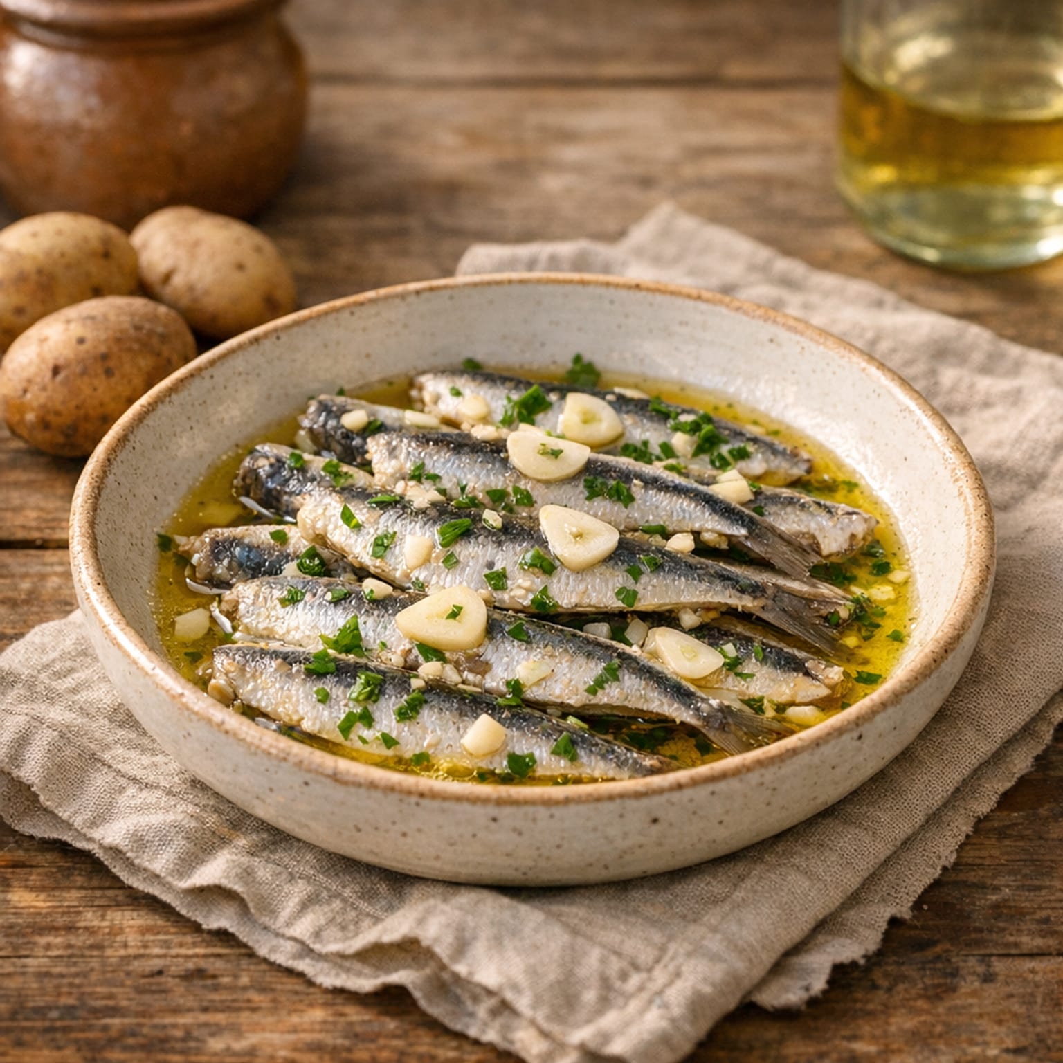 Sardines in vinegar