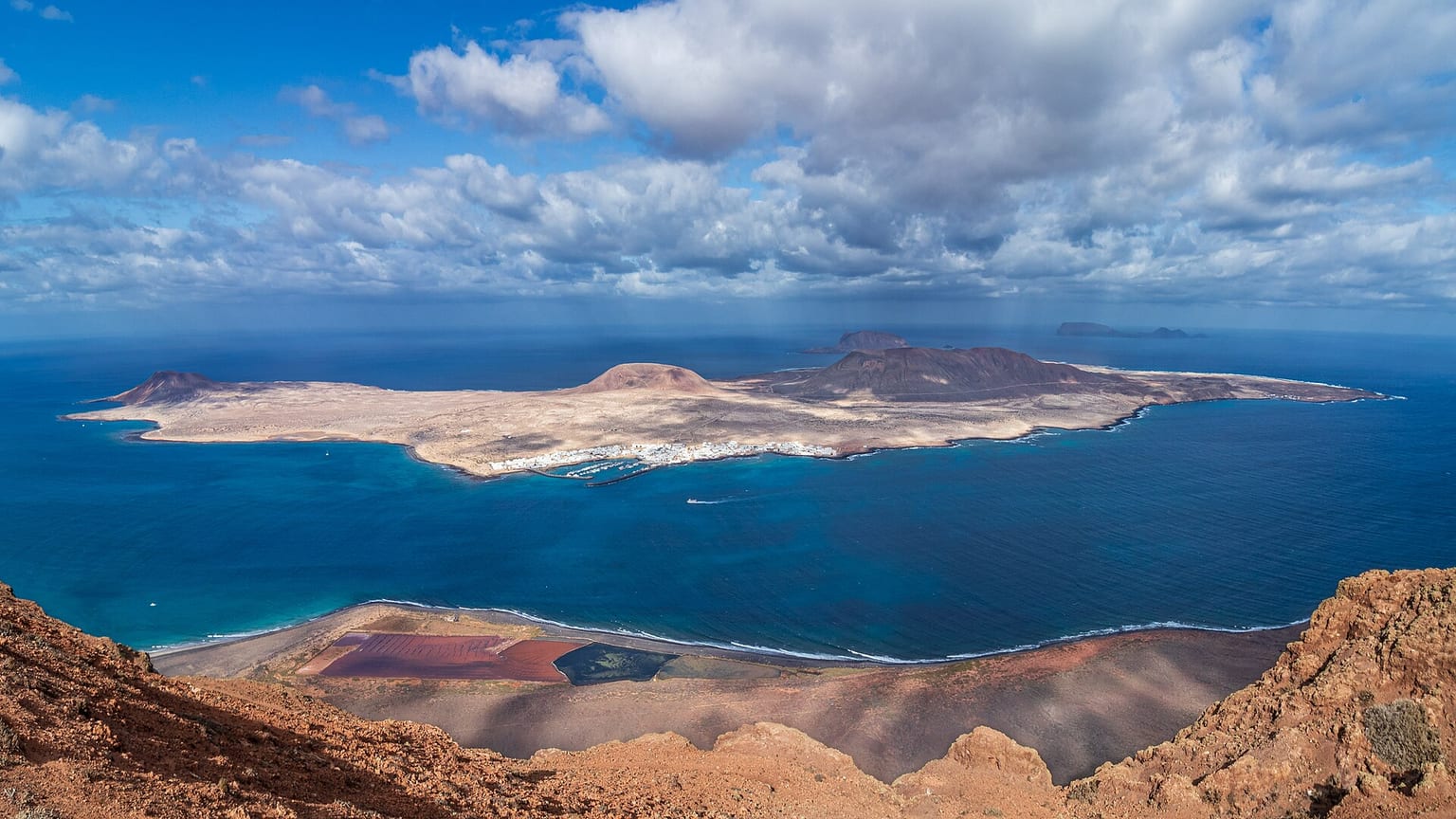 Vista panoramica de La Graciosa