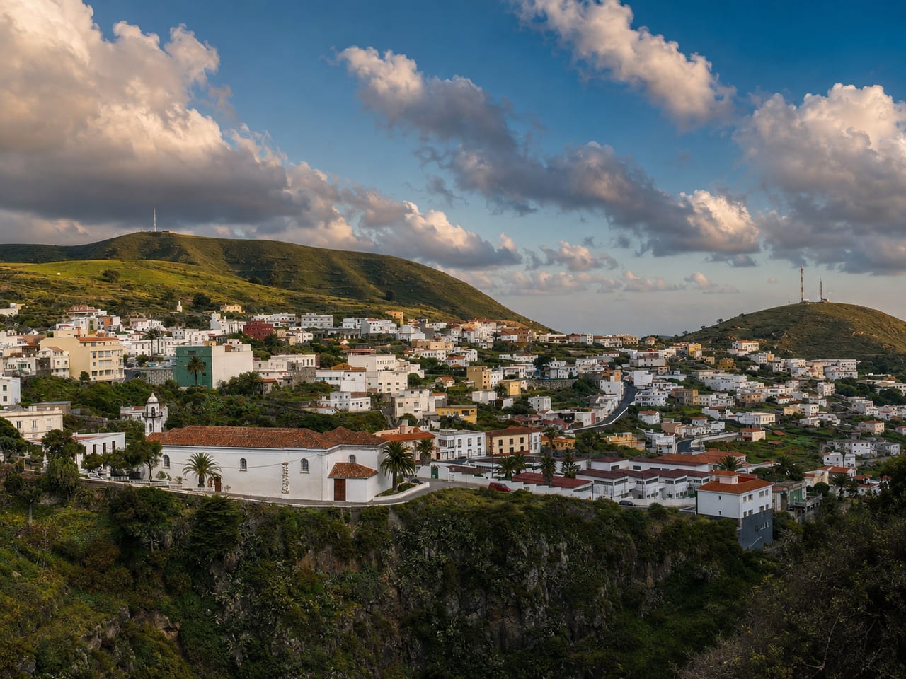 Vista de Valverde, El Hierro