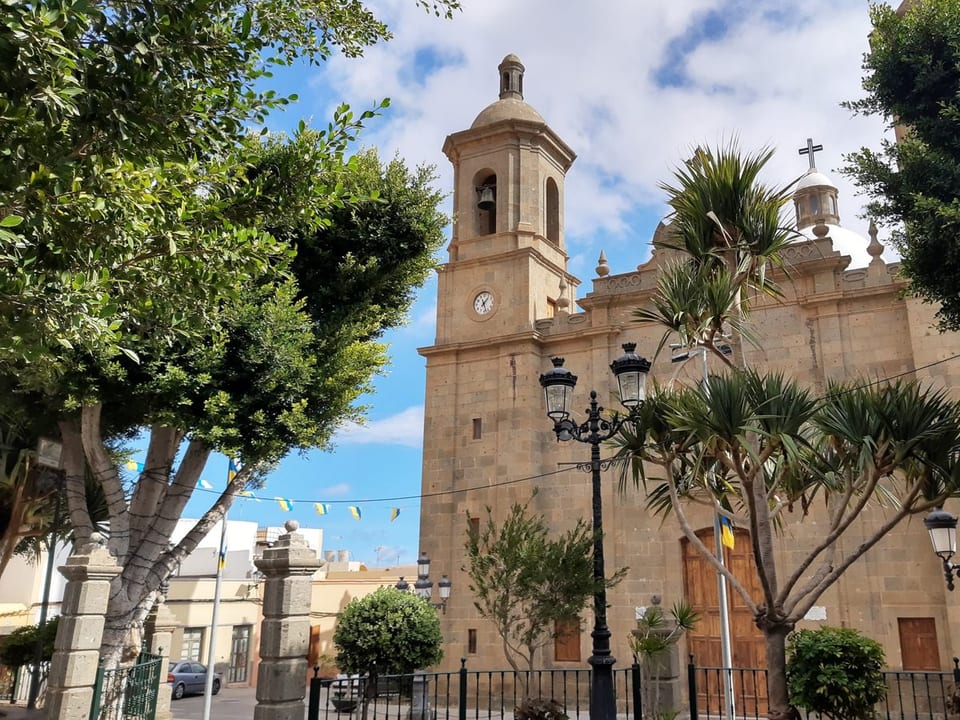 Vue de Agüimes, Gran Canaria