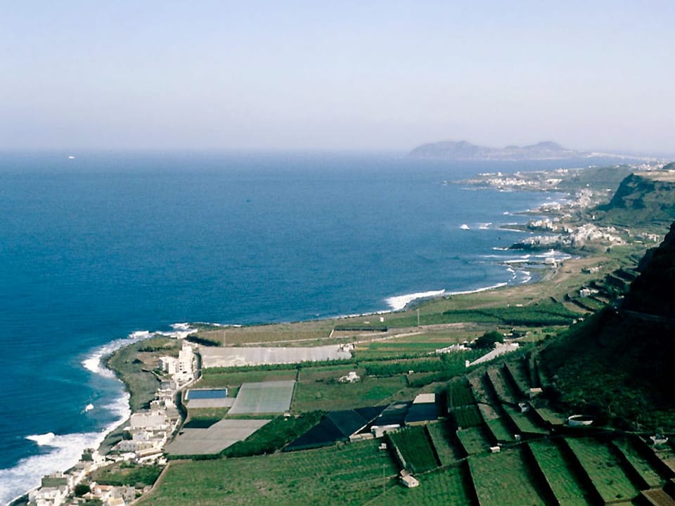Vista de Santa María de Guía de Gran Canaria, Gran Canaria