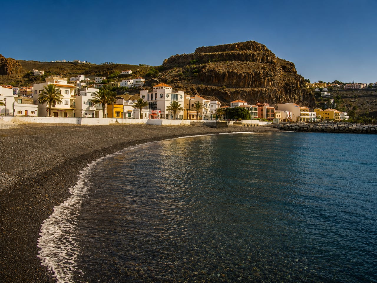 Vue de Alajeró, La Gomera