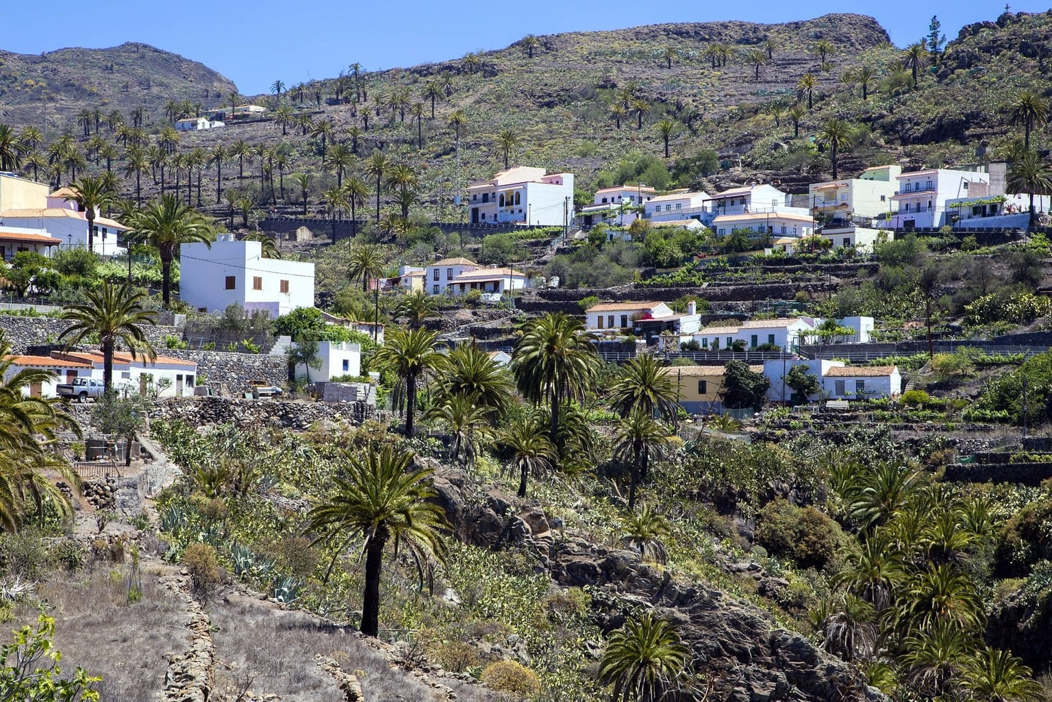 Vista de Alajeró, La Gomera