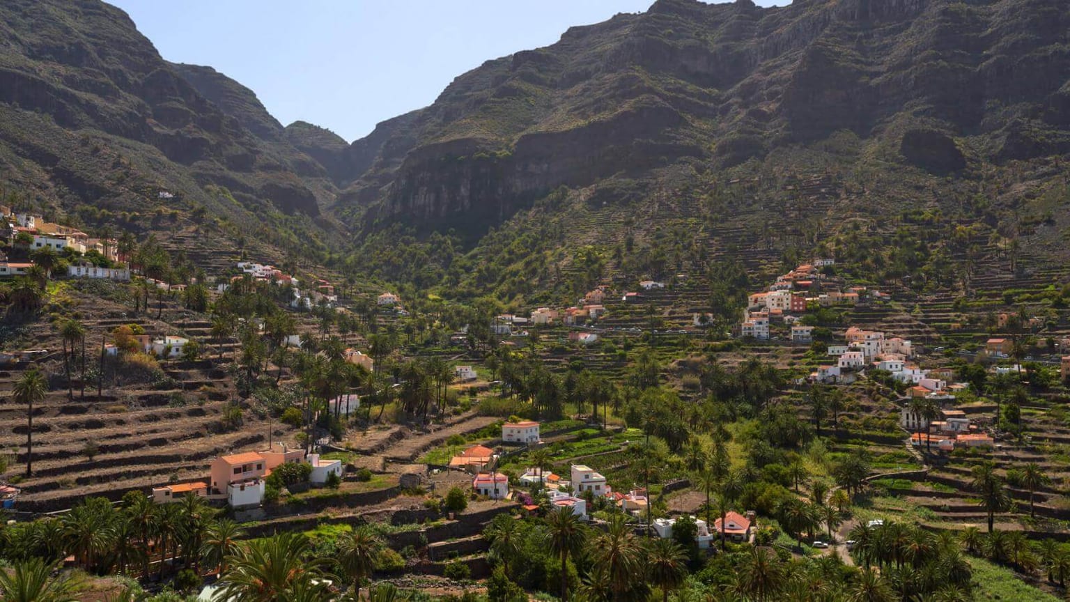Vista de Valle Gran Rey, La Gomera