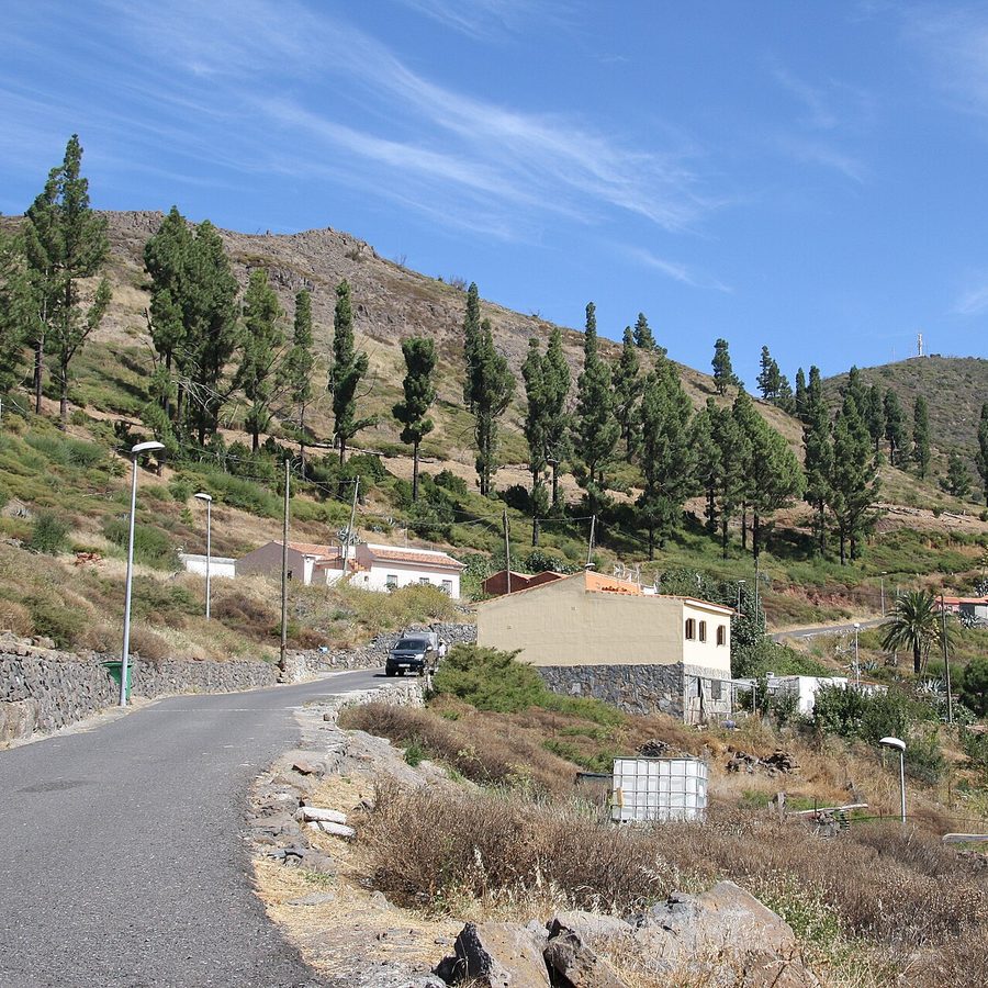Vista de Vallehermoso, La Gomera