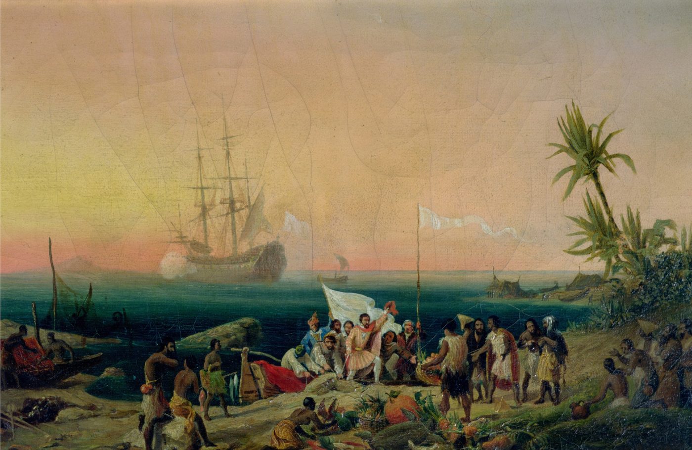 Inicio de la conquista europea con la expedición de Jean de Béthencourt en Lanzarote.