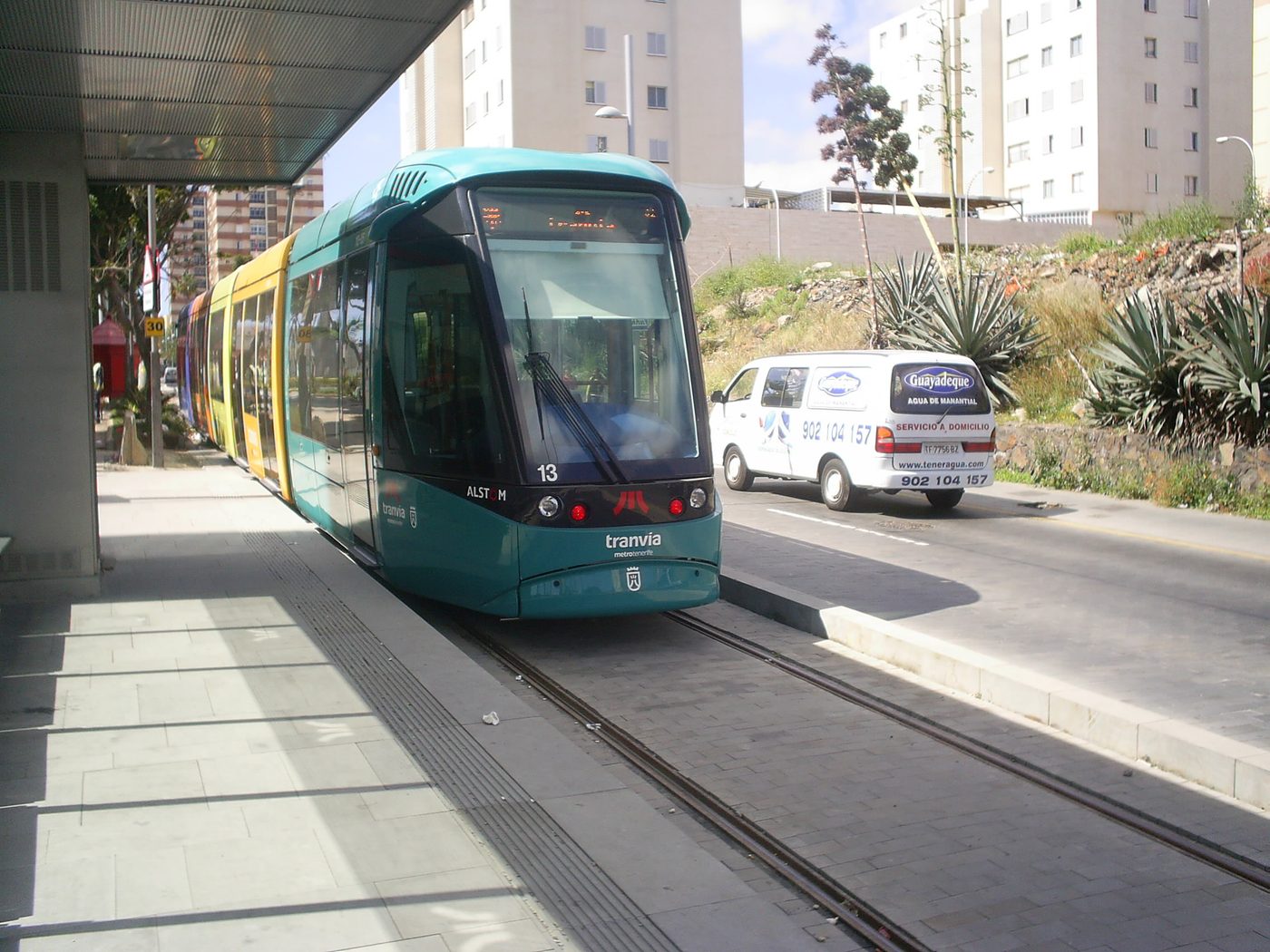 Opening of the Tenerife tram, improving urban mobility.