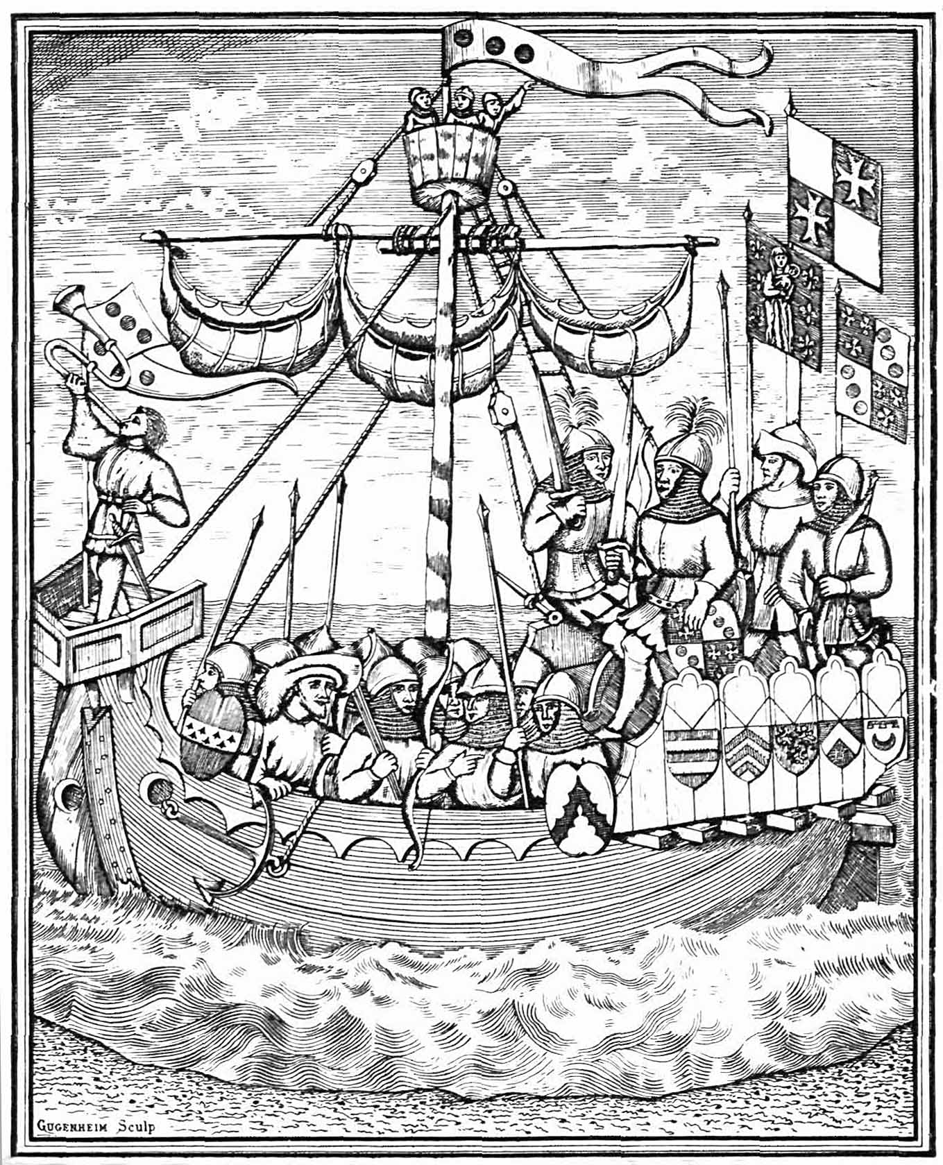 Conquest of Fuerteventura by Jean de Béthencourt.